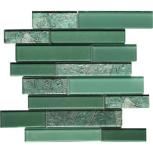 Cold Spray 48X148mm Green Crystal Swimming Pool Mosaic Tiles